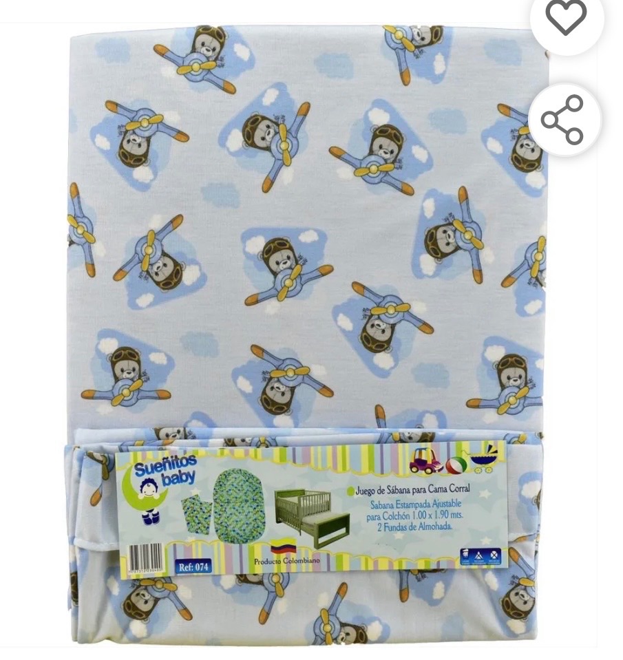Sábanas de cuna